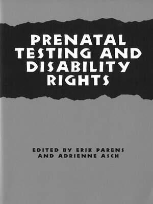 cover image of Prenatal Testing and Disability Rights